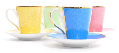 CONTEMPORARY ROYAL WORCESTER PORCELAIN CUP & SAUCER SET