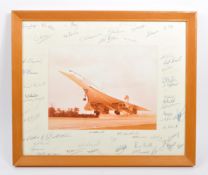 VINTAGE 20TH CENTURY PROMO PHOTO OF CONCORDE AIRCRAFT