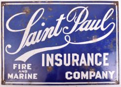 SAINT PAUL INSURANCE COMPANY - POINT OF SALE ENAMEL SIGN