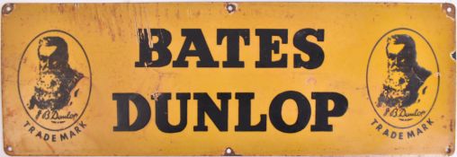 DUNLOP - MOTORING INTEREST - POINT OF SALE ENAMEL SIGN