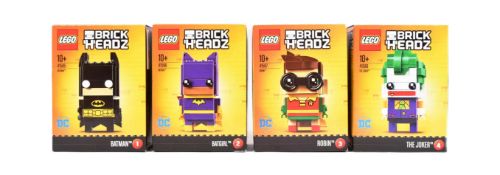 LEGO - BRICKHEADZ - X4 LEGO DC BRICKHEADZ