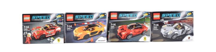 LEGO - SPEED CHAMPIONS - COLLECTION OF X4 SETS