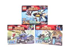 LEGO - MARVEL - X3 LEGO MARVEL SUPER HERO SETS