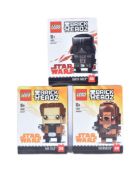 LEGO - STAR WARS - BRICKHEADZ - HAN SOLO, DARTH VADER & CHEWBACCA