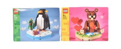 LEGO - VALENTINES BROWN BEAR & CHRISTMAS PENGUIN
