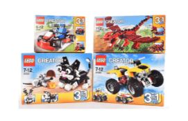 LEGO - 3 IN 1 CREATOR - X4 SETS