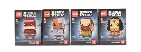 LEGO - BRICKHEADZ - X4 LEGO DC BRICKHEADZ