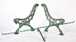 COALBROOKDALE - 19TH CENTURY VICTORIAN CAST IRON BENCH