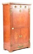 FRENCH ROSEWOOD & MARBLE ABATTANT - SECRETAIRE