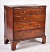 19TH CENTURY MAHOGANY BACHELOR'S CHEST OF DRAWERS