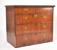 18TH CENTURY QUEEN ANNE WALNUT CHEST OF DRAWERS