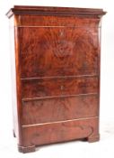 19TH CENTURY CONTINENTAL ABATTANT - SECRETAIRE