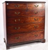 19TH CENTURY VICTORIAN MAHOGANY CHEST OF DRAWERS