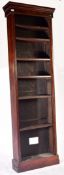 19TH CENTURY VICTORIAN MAHOGANY UPRIGHT BOOKCASE