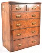 19TH CENTURY VICTORIAN WALNUT CHEST OF DRAWERS