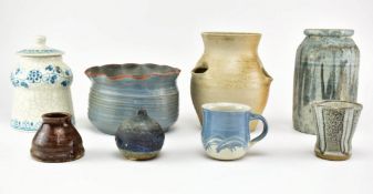 STUDIO POTTERY - COLLECTION OF VINTAGE STONEWARE PIECES
