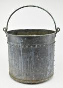EARLY 20TH CENTURY LARGE COPPER RIVETED BUCKET