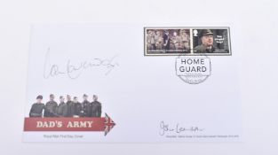 DAD'S ARMY (BBC SITCOM) - SIGNED FIRST DAY COVER FDC