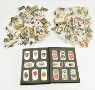 COLLECTION OF EDWARDIAN CIGARETTE CARDS, 2 BOXES & AN ALBUM
