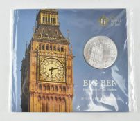 BIG BEN ROYAL MINT 2015 UK £100 FINE SILVER COIN