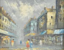 G. VOGEL - CONTEMPORARY OIL ON CANVAS PAINTING OF PARIS SCENE