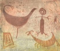 INGA HARLAND - BUD AND GOAT - LIMITED EDITION SCREEN PRINT