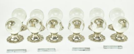 COLLECTION OF 20TH CENTURY GLASS DOOR KNOBS
