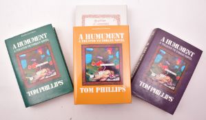 TOM PHILLIPS (B. 1937-2022) - THREE EDITIONS OF 