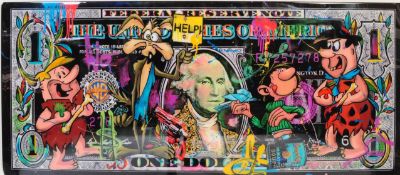 ROBERT SGARRA (B. 1959) - BLACK DOLLAR - 2021