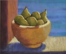 GAIL LILLEY (20TH CENTURY) - PEARS AT THE LAKE - 1993
