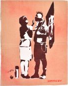 BANKSY (B. 1973 )- PUNK AND MOTHER DISMALAND