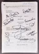 ONLY FOOLS & HORSES - LITTLE PROBLEMS - AUTOGRAPHED SCRIPT