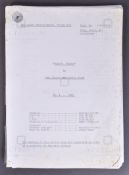 FAWLTY TOWERS (BBC SITCOM) - ORIGINAL PRODUCTION SCRIPT