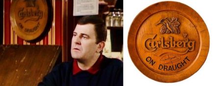 ONLY FOOLS & HORSES - NAG'S HEAD PUB CARLSBERG PLAQUE