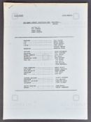THE KENNY EVERETT TELEVISION SHOW - ORIGINAL PRODUCTION SCRIPT
