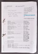 BLACKADDER (BBC SITCOM) – ORIGINAL PRODUCTION SCRIPT