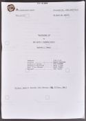 BLACKADDER (BBC SITCOM) – ORIGINAL PRODUCTION SCRIPT