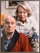 ONE FOOT IN THE GRAVE (BBC SITCOM) - RICHARD WILSON SIGNED 16X12