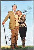 THE GREEN GREEN GRASS (BBC SITCOM) - DUAL SIGNED 8X12