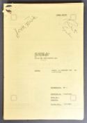 YES MINISTER (BBC SITCOM 1980) - ORIGINAL CAMERA SCRIPT