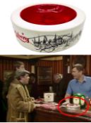 ONLY FOOLS & HORSES - AUTOGRAPHED CARSLBERG ASHTRAY