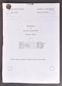 BLACKADDER (BBC SITCOM) – ORIGINAL PRODUCTION SCRIPT