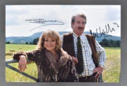 THE GREEN GREEN GRASS (BBC SITCOM) - DUAL SIGNED 8X12