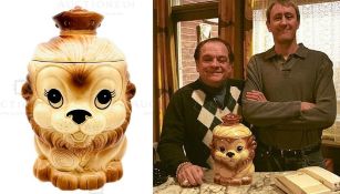 ONLY FOOLS & HORSES - SIR DAVID JASON SIGNED LION CIGAR JAR