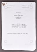 BLACKADDER (BBC SITCOM) – ORIGINAL PRODUCTION SCRIPT
