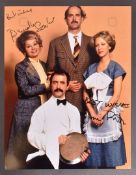 FAWLTY TOWERS (BBC SITCOM) - DOUBLE AUTOGRAPHED 8X10