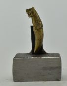 19TH CENTURY GILT METAL GILT METAL TIGER TOOTHPICK