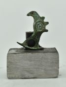 BELIEVED VIKING BRONZE RAVEN PENDANT