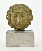 ROMAN INSPIRED BRASS APOLLO HEAD DECORATIVE FIXTURE