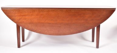 LARGE 20TH CENTURY GEORGE III INFLUENCED WAKE TABLE